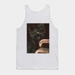 black cat Tank Top